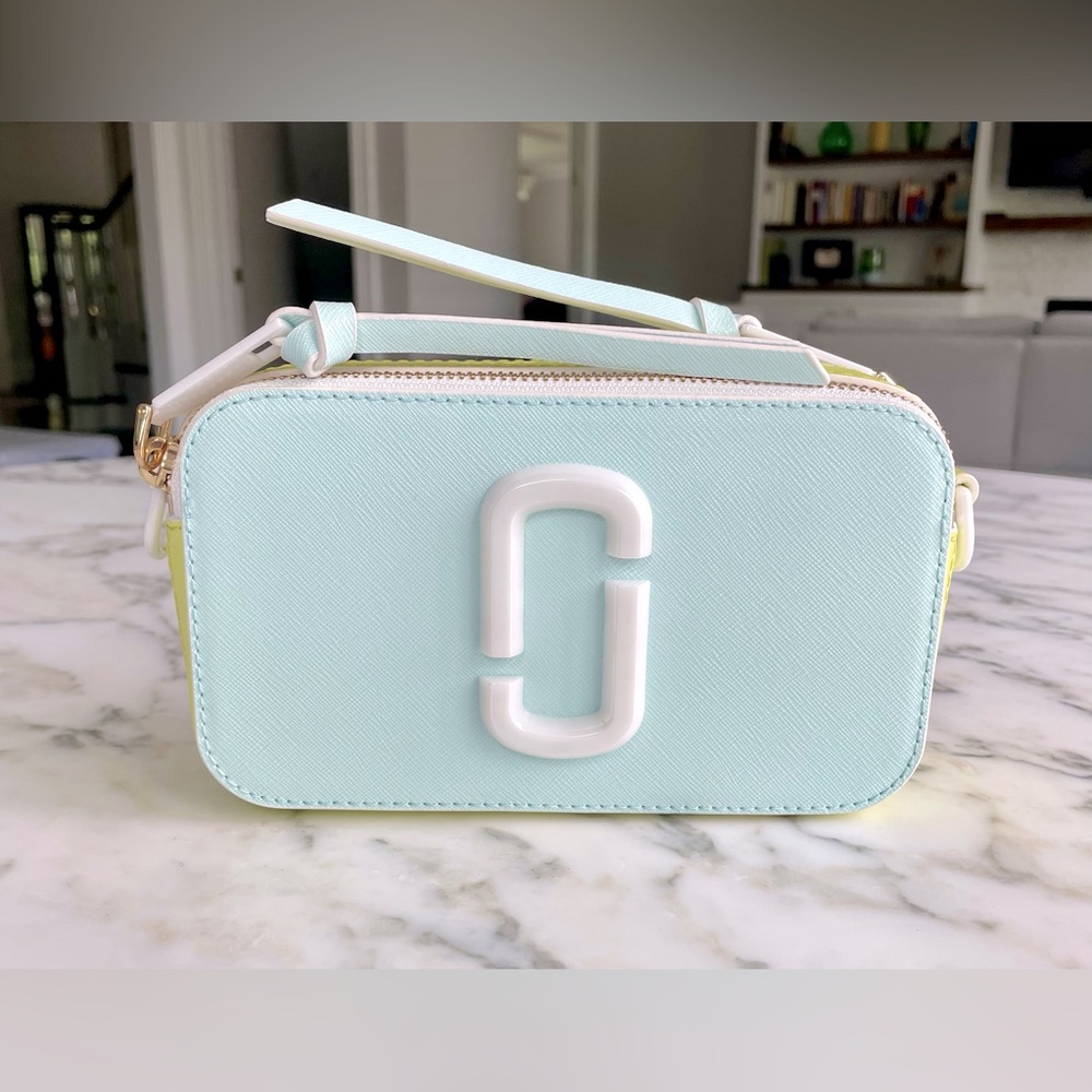 Marc Jacobs Ceramic Snapshot Camera Bag (Light Blue/Multi)
